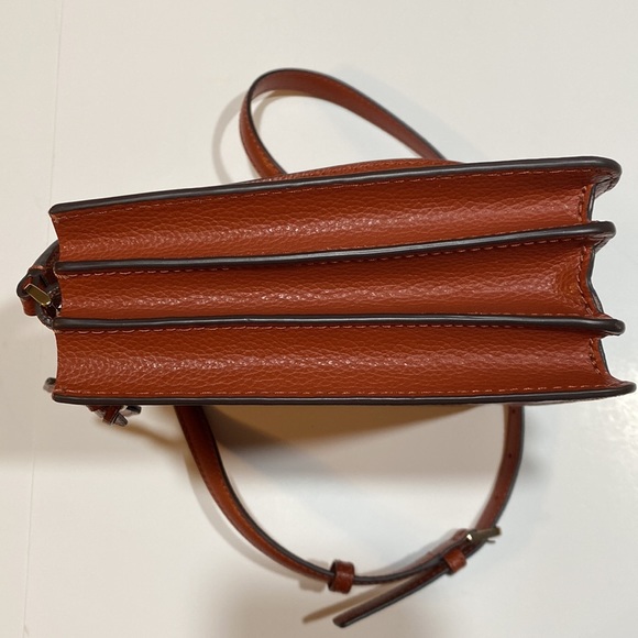 ☀️NWT Kate Spade Eva Leather Crossbody Gold-tone Chestnut Butter Adj Strap Brown - Picture 13 of 16